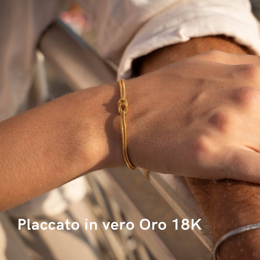 Minimales Armband Mit Knoten