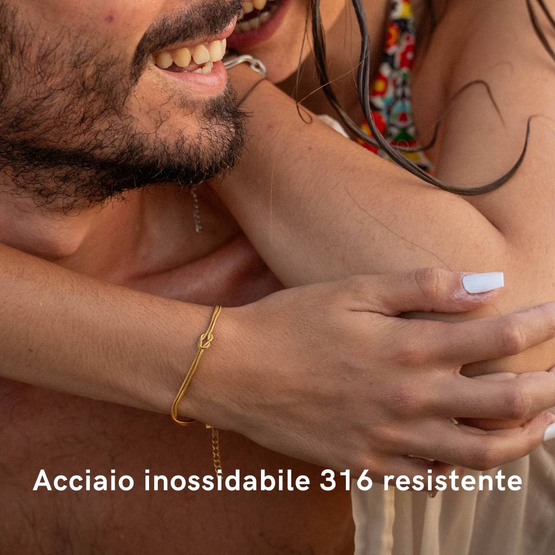 Minimales Armband Mit Knoten