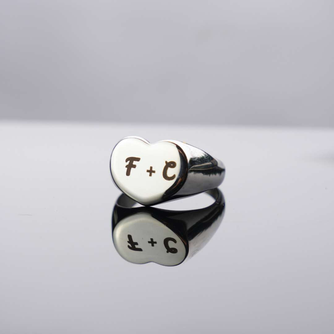 Anello Foto Personalizzata con Incisione Nome o Frase Anello Foto Personalizzata con Incisione Nome o Frase