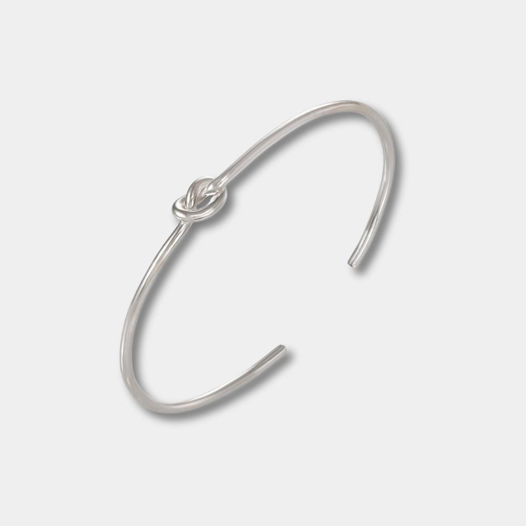 Pulsera Rígida Ajustable Con Nudo