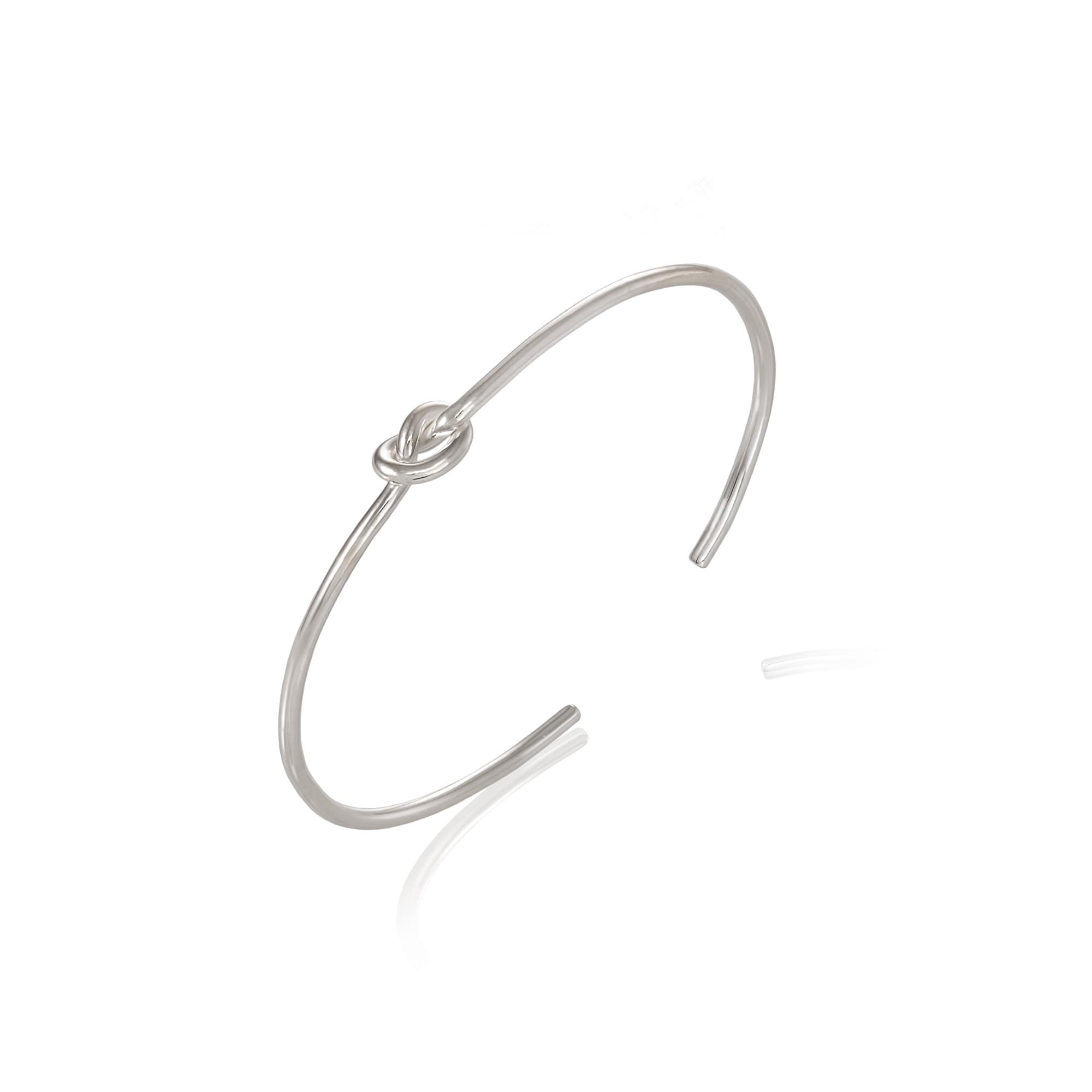 Pulsera Rígida Ajustable Con Nudo
