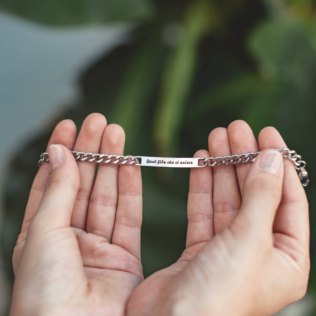 Bracelet personnalisé avec chaîne