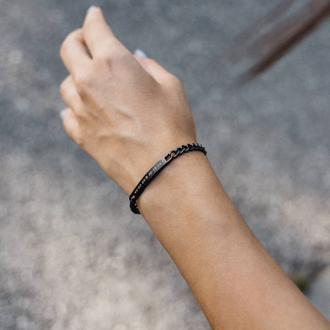 Bracelet personnalisé avec chaîne