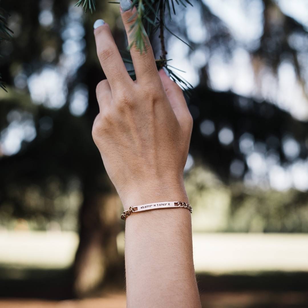 Bracelet personnalisé avec chaîne