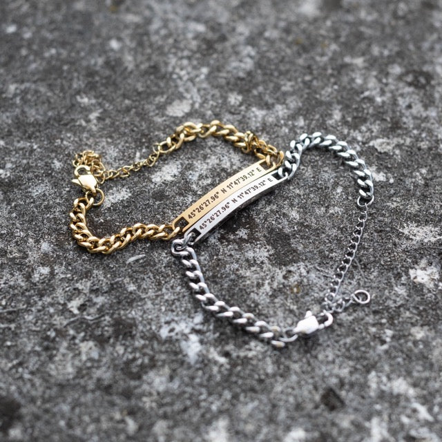 Bracelet personnalisé avec chaîne