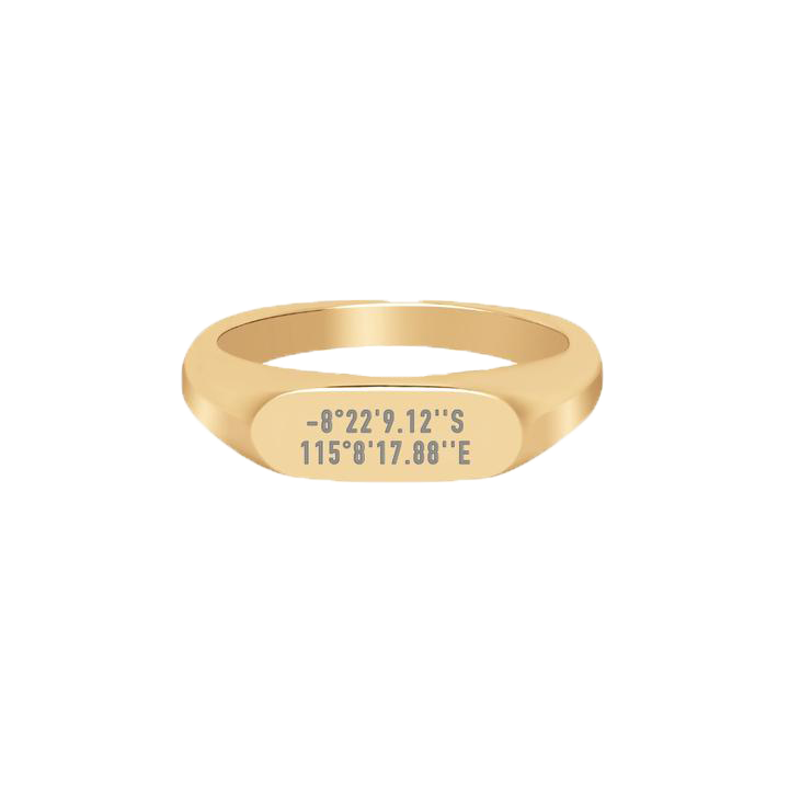 Anello Personalizzato con Coordinate - PENDI