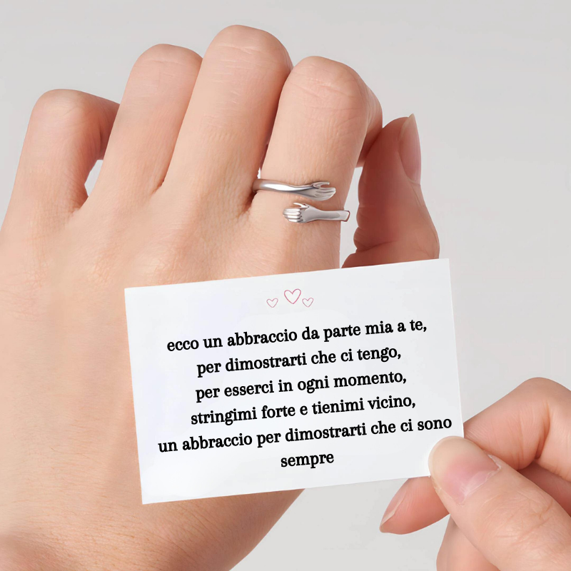 Hand Hug Ring