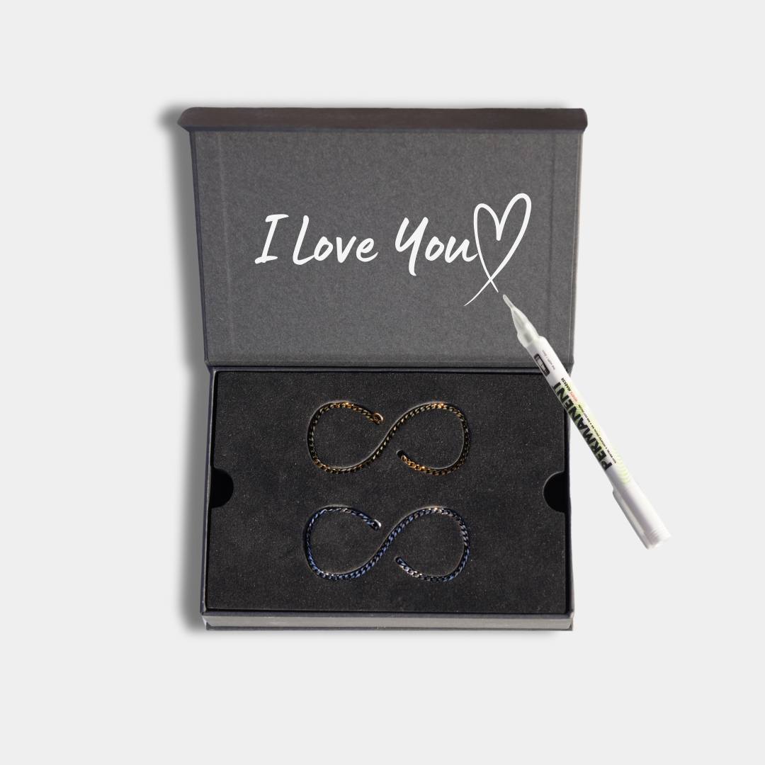 Bracciali Permanenti "Per Sempre" Kit Completo per Coppie e Amici