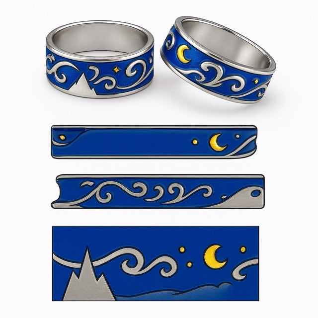 Anello "Notte Stellata"