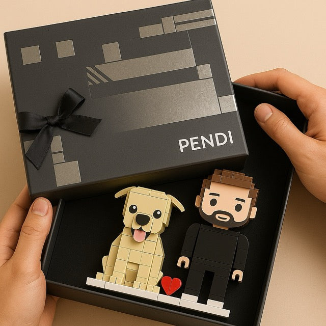 Customized Brick Portrait (One Character)