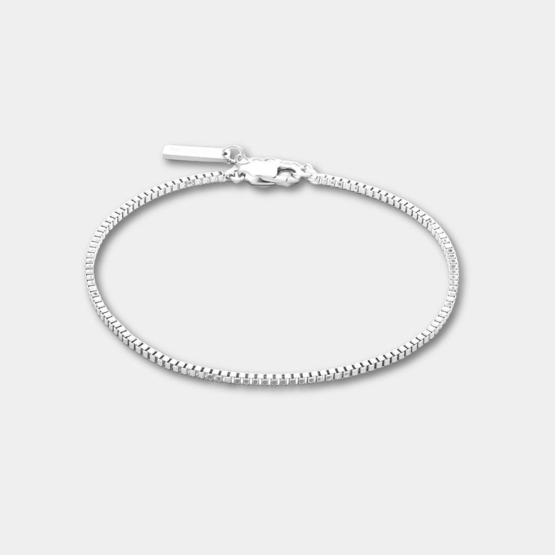 Bracciale Box Unisex Con Targhetta Incisa