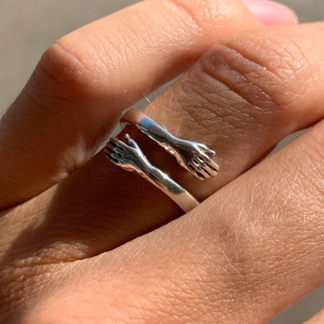Hand Hug Ring