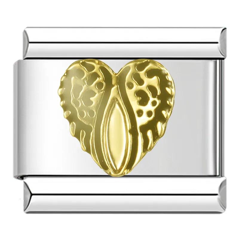 Charm - Cuore d'Angelo in Oro